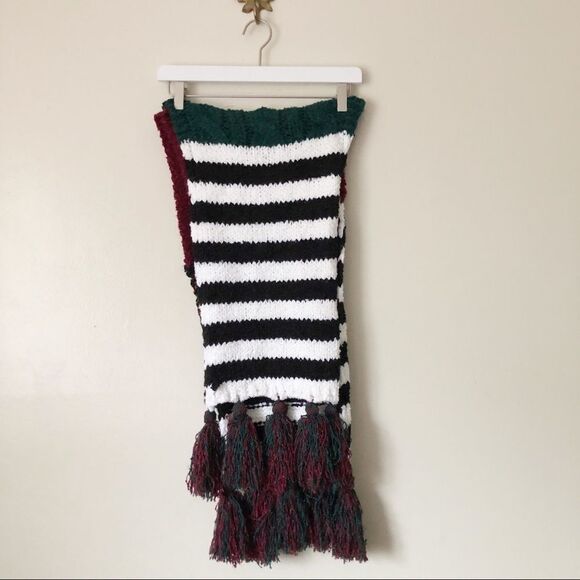 Free People Chunky Nova Stripe Tassel Scarf - Picture 3 of 7